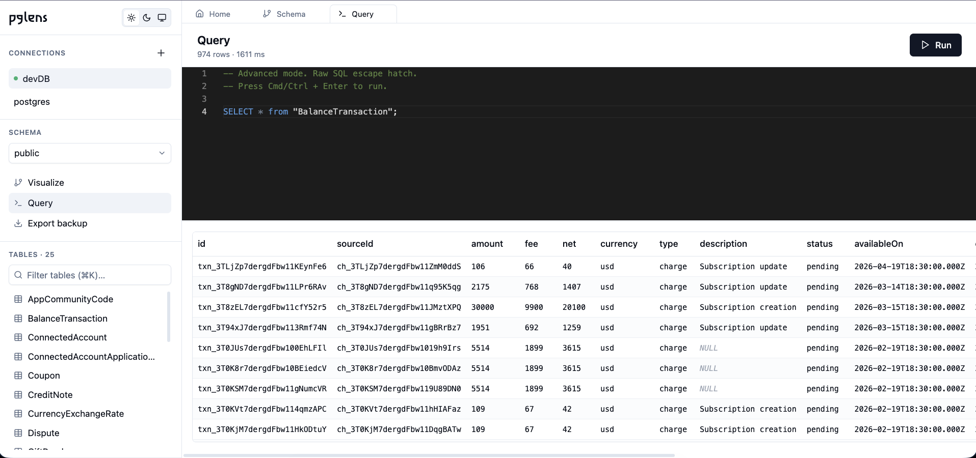 Query runner